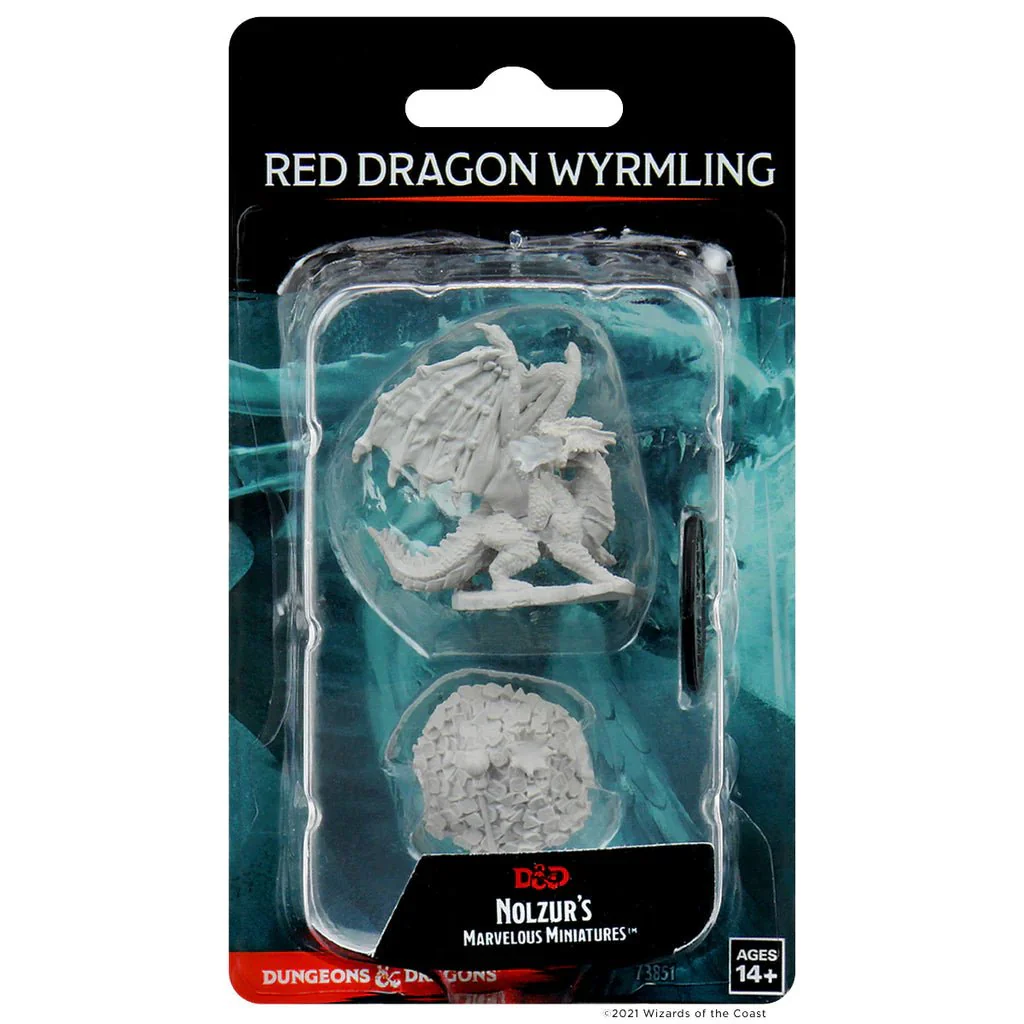 Dungeons & Dragons Nolzur's Marvelous Miniatures - Red Dragon Wyrmling (W10)