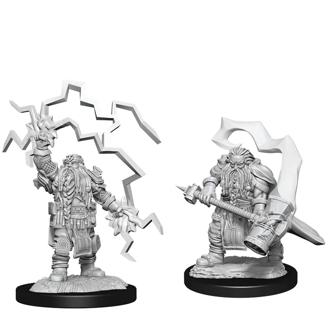 Dwarf Cleric Male: D&D Nolzur's Marvelous Unpainted Miniatures (W14)
