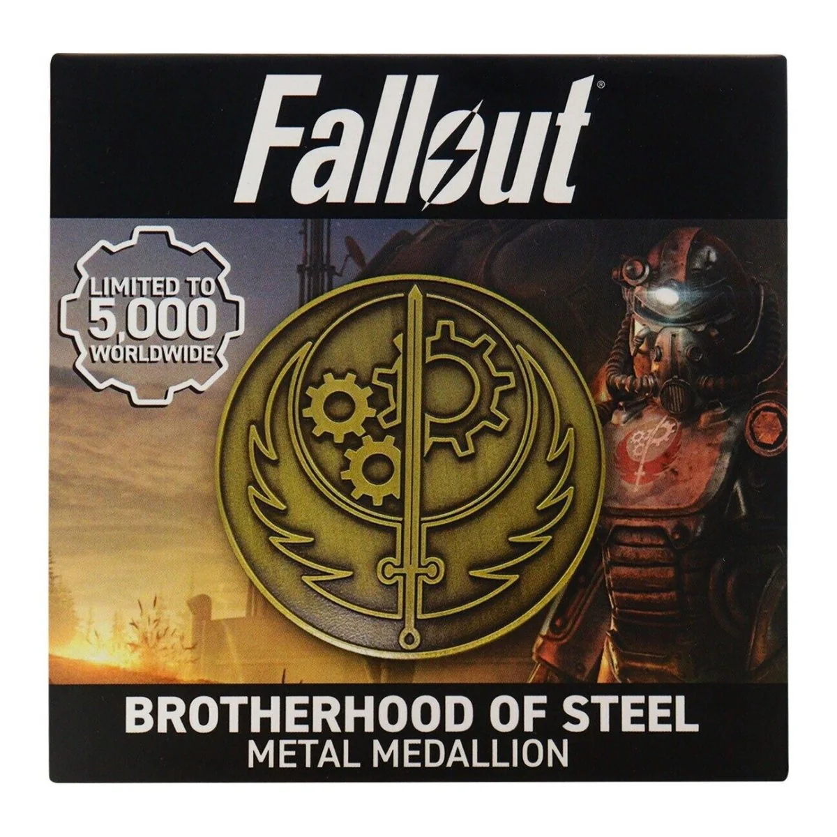 Fallout - Brotherhood of Steel Medallion - Image 2