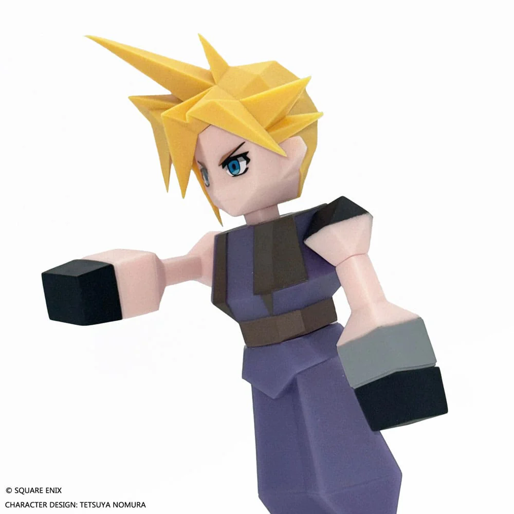 Final Fantasy VII Polygon Vinyl Figure Cloud Strife 15cm - Image 5