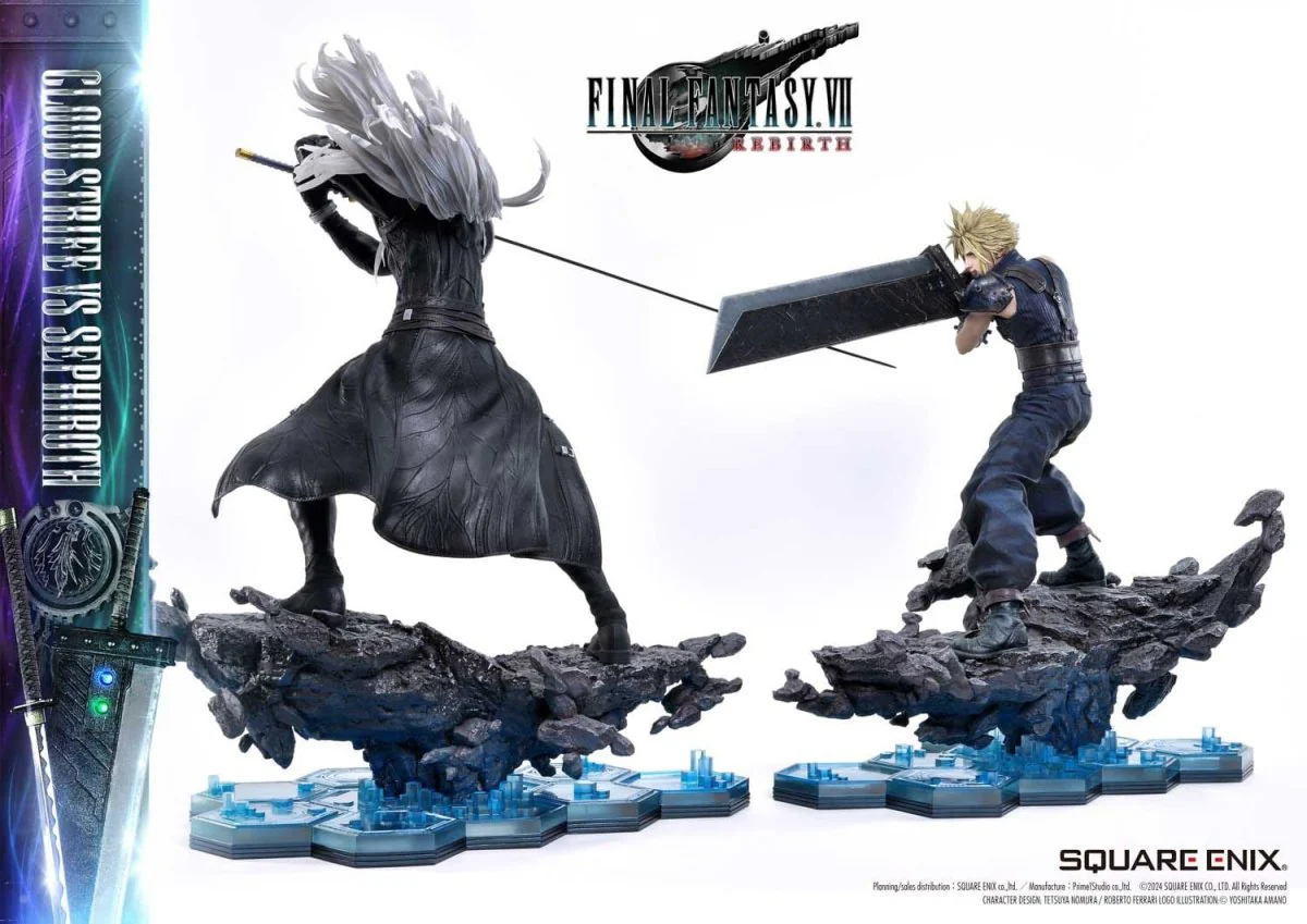 Final Fantasy VII Rebirth Statues 2-Pack 1/4 Cloud Strife vs Sephiroth 69cm ETA Dec 2026 - Image 3