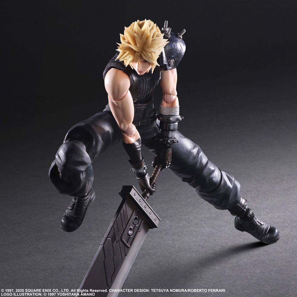Final Fantasy VII Remake Play Arts Kai Action Figure Cloud Strife Ver. 2 - Image 5
