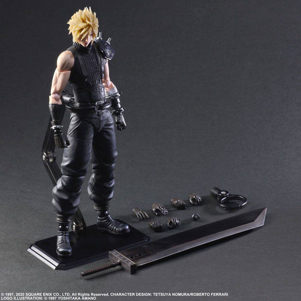 Final Fantasy VII Remake Play Arts Kai Action Figure Cloud Strife Ver. 2 - Image 6
