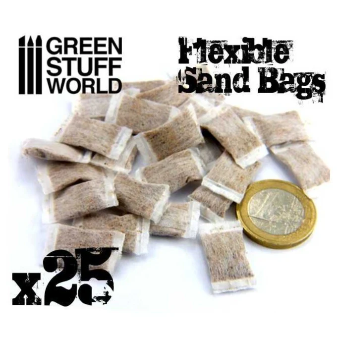 Green Stuff World - Flexible Sandbags x 25 - Image 2