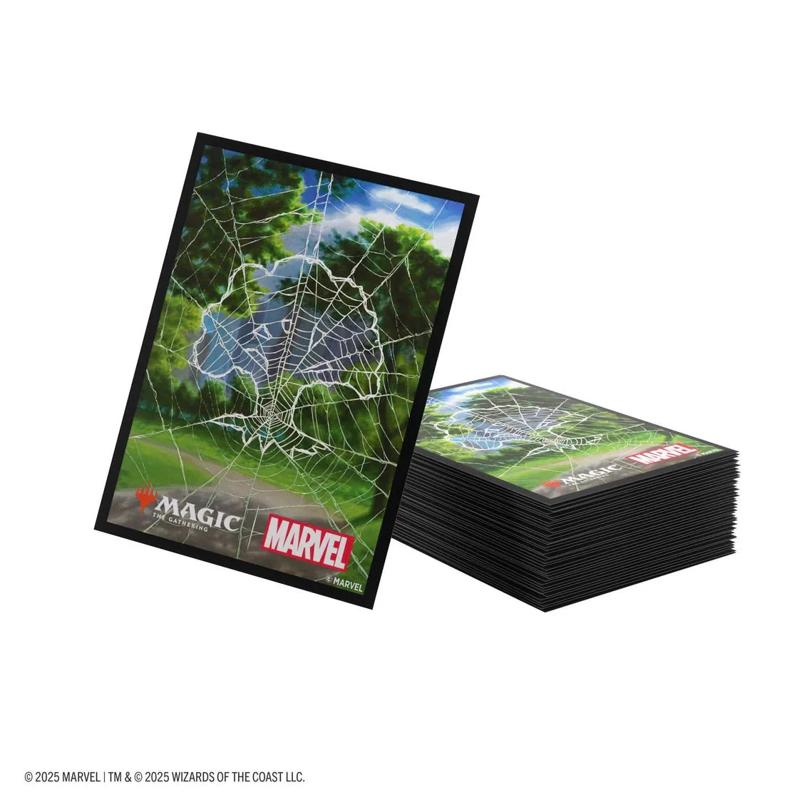 Gamegenic Magic: The Gathering Marvel's Spider-Man Premium Art Sleeves - Spider-Man Forest - Image 6