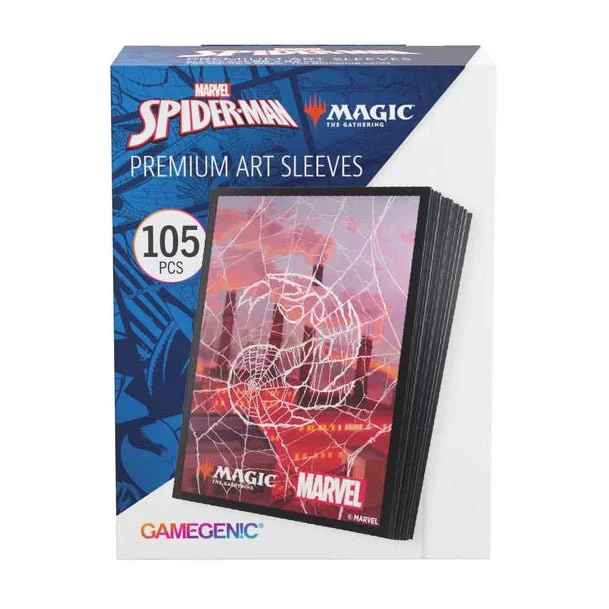Gamegenic Magic: The Gathering Marvel's Spider-Man Premium Art Sleeves - Spider-Man Mountain