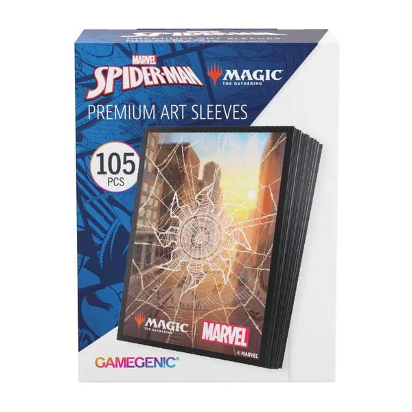 Gamegenic Magic: The Gathering Marvel's Spider-Man Premium Art Sleeves - Spider-Man Plains