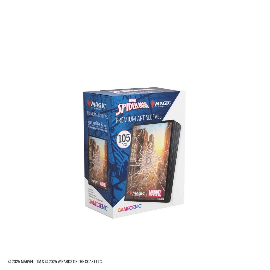 Gamegenic Magic: The Gathering Marvel's Spider-Man Premium Art Sleeves - Spider-Man Plains - Image 2