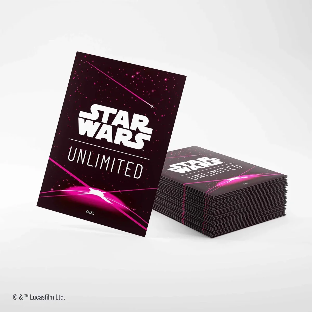 Gamegenic Star Wars: Unlimited Premium Art Sleeves Card Back Magenta - Image 2