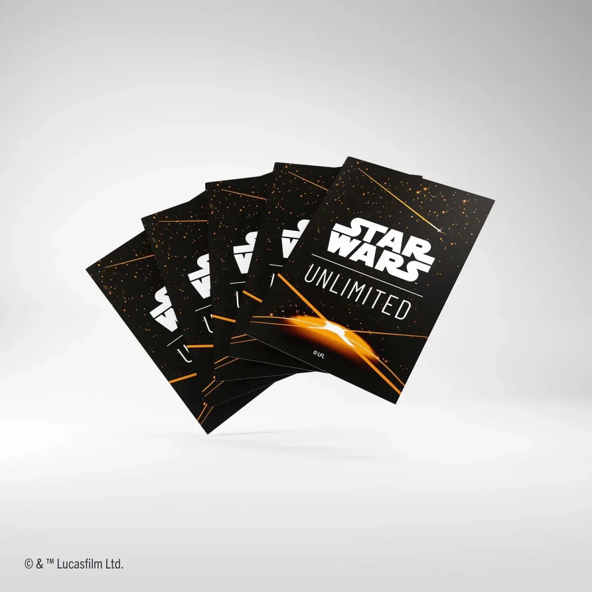 Gamegenic Star Wars: Unlimited Premium Art Sleeves Card Back Orange - Image 3