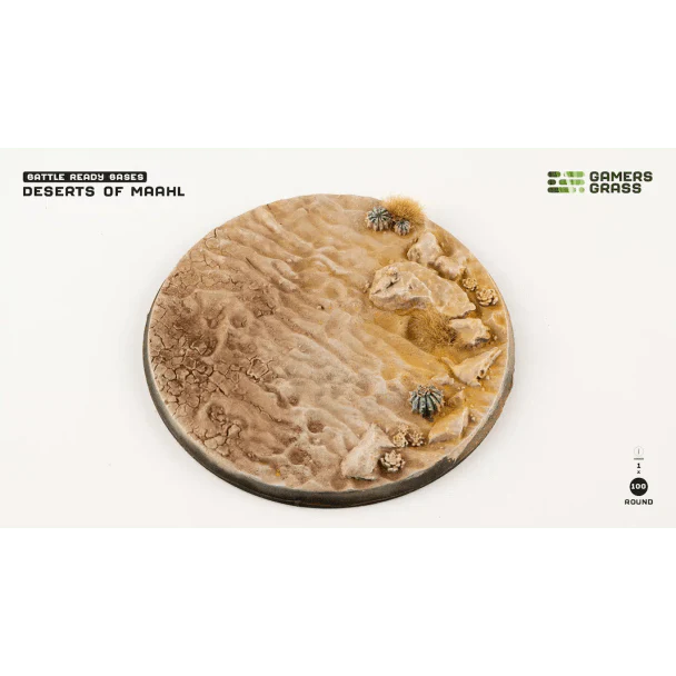 Gamers Grass Battle Ready Bases - Deserts of Maahl Round 100mm (x1) - Image 2