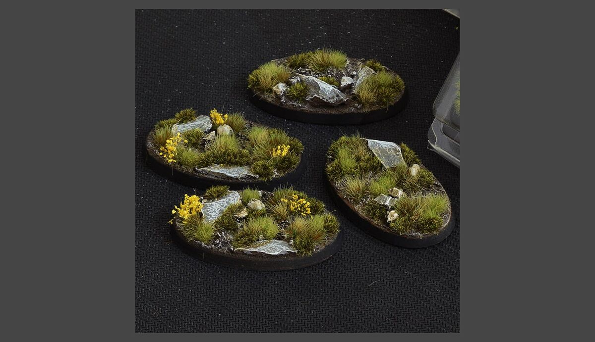 Gamers Grass Battle Ready Bases - Highland Oval 60mm (x4) - Image 2