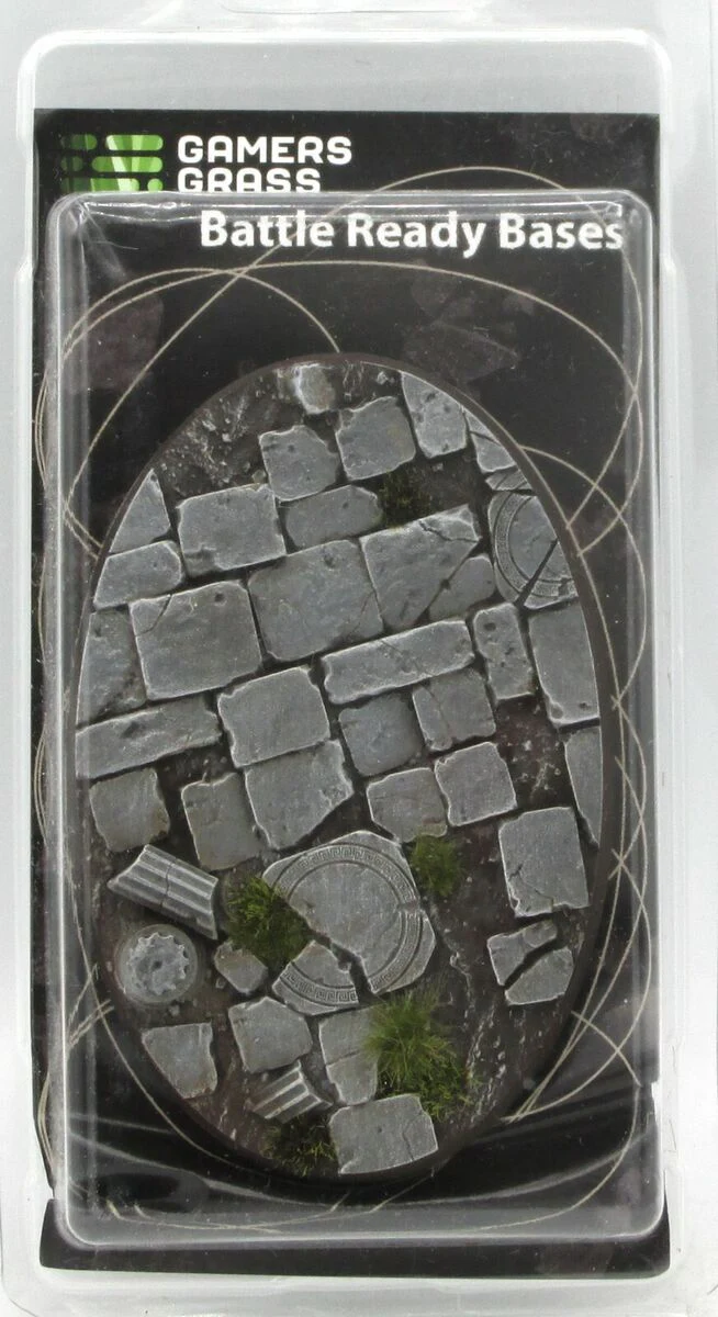 Gamers Grass Battle Ready Bases - Temple Oval 105mm (x1)