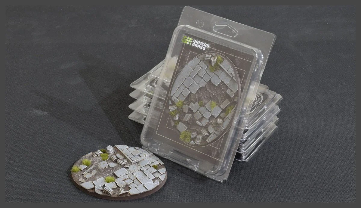 Gamers Grass Battle Ready Bases - Temple Oval 120mm (x1)
