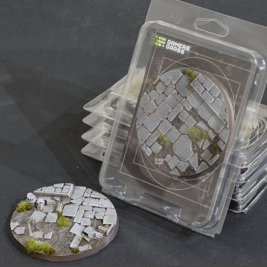 Gamers Grass Battle Ready Bases Temple Round 100mm (x1)