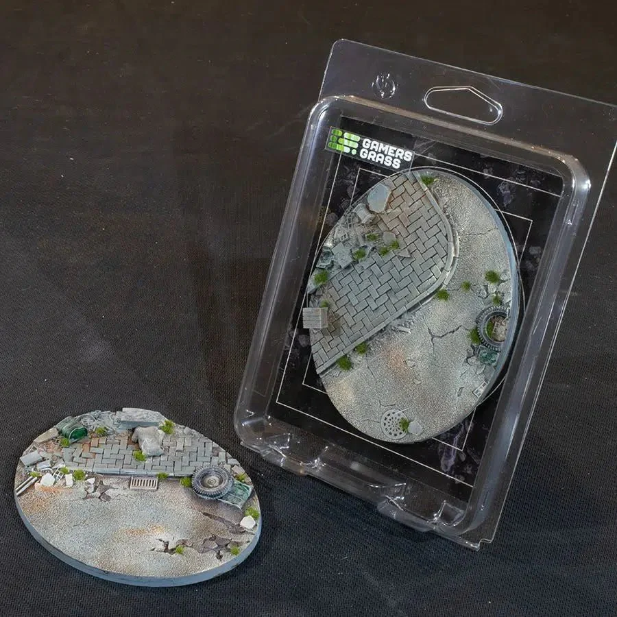 Gamers Grass Battle Ready Bases - Urban Warfare Oval 120mm (x1)
