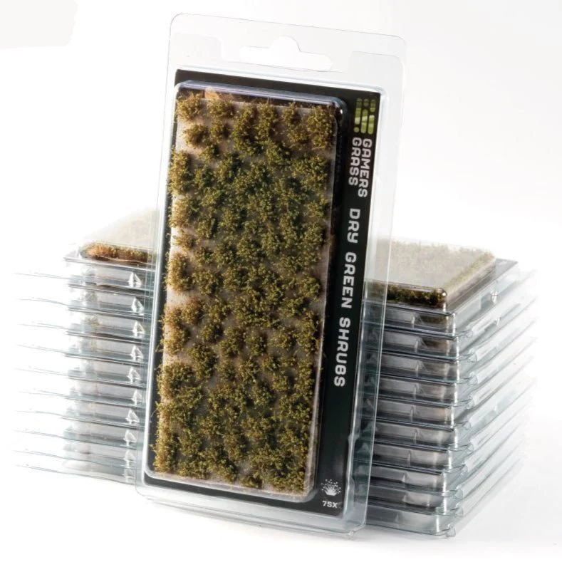 Gamers Grass - Dry Green Shrubs