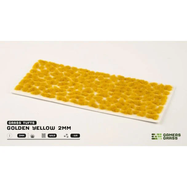Gamers Grass Golden Yellow 2mm - Image 2