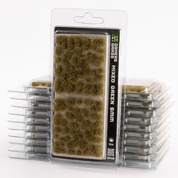 Gamers Grass Mixed Green 6mm Tufts (Small)
