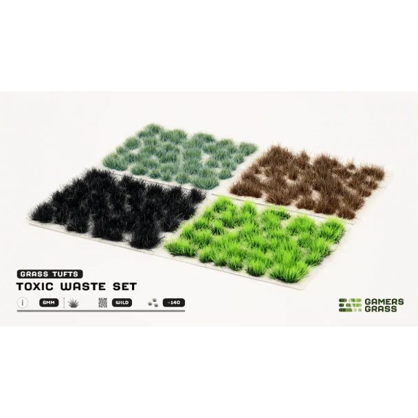 Gamers Grass Toxic Waste Tuft Set - Image 3