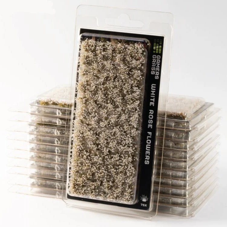 Gamers Grass - White Rose Flowers