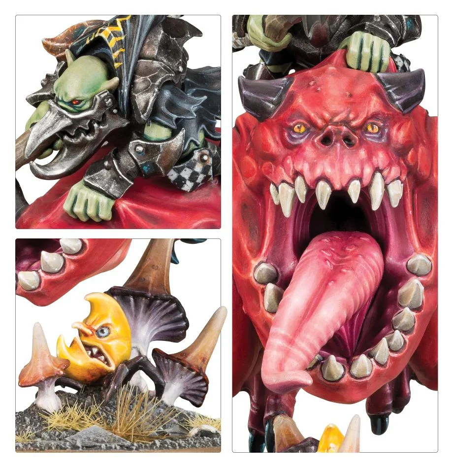 Gloomspite Gitz: Loonboss on Giant Cave Squig - Image 3