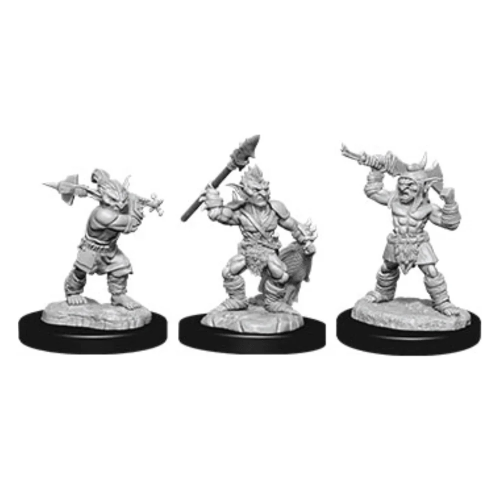 Goblins & Goblin Boss: D&D Nolzur's Marvelous unpainted Miniaures (W12) 100D&D