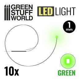 Green Stuff World - Green LED Lights - 1mm - Image 3
