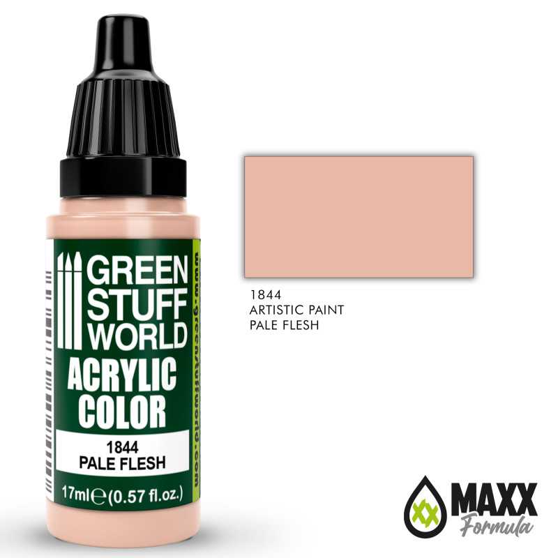 Green Stuff World Acrylic Color Paint - PALE FLESH 17ml - Image 2