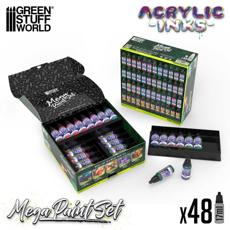 Green Stuff World Acrylic Dipping Ink Mega Paint Set - Image 4