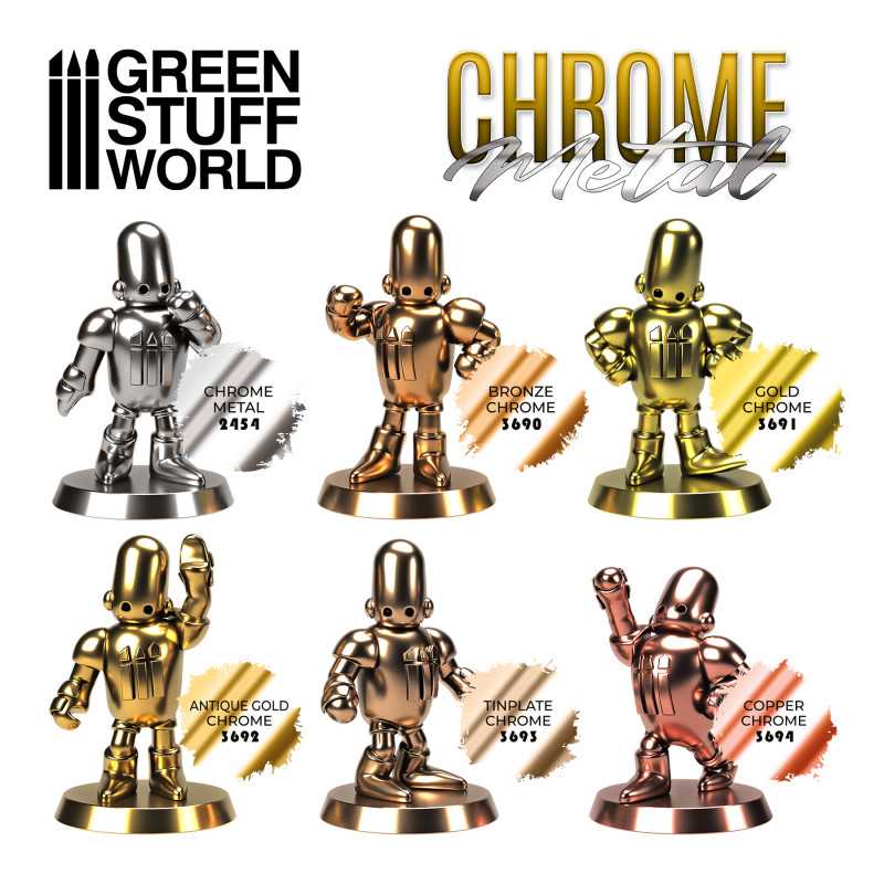 Green Stuff World - Chrome Paint - TINPLATE 17ml - Image 3