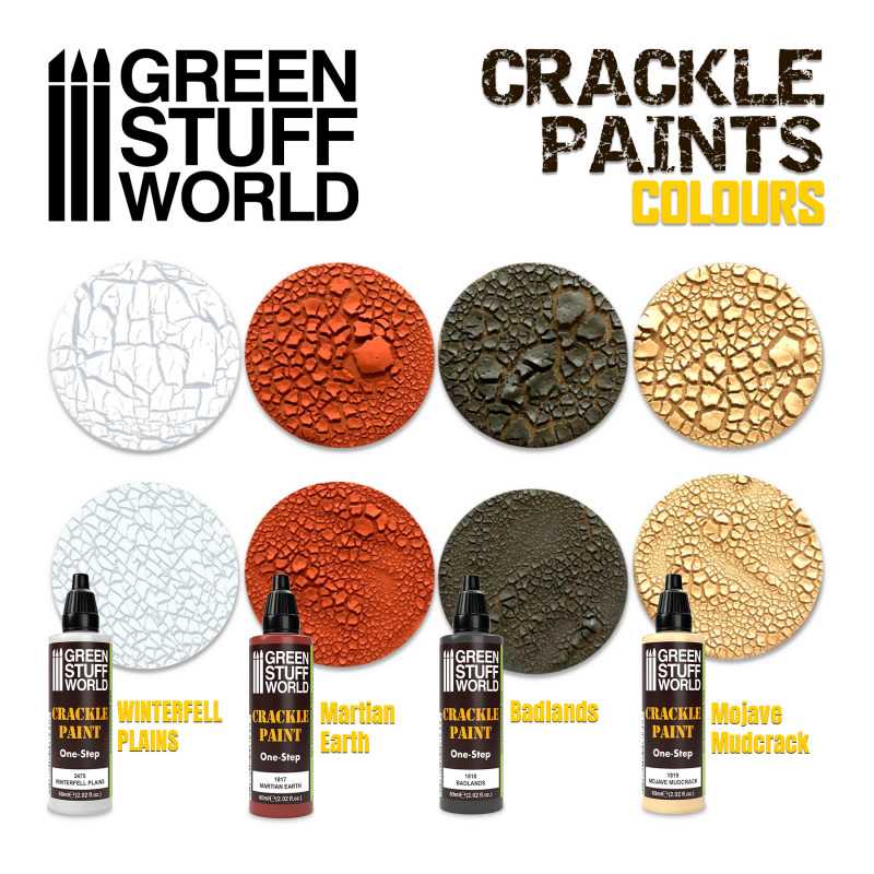 Green Stuff World Crackle Paint - Badlands 60ml - Image 2