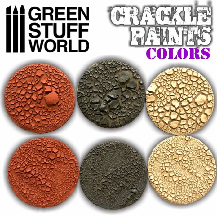 Green Stuff World Crackle Paint - Martian Earth 60ml - Image 2