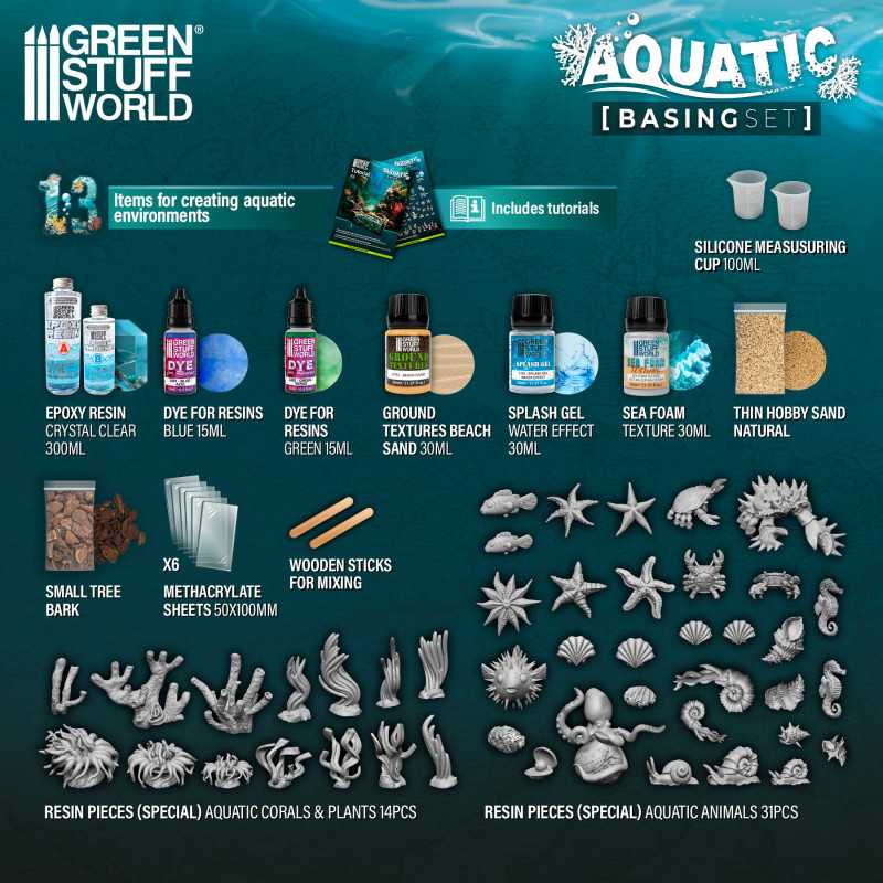 Green Stuff World Environment Basing Sets - Aquatic - Image 2