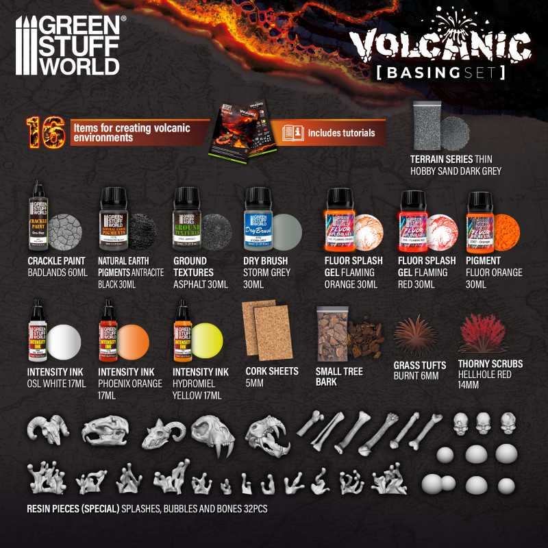 Green Stuff World - Environment Basing Sets - Volcanic - Image 2
