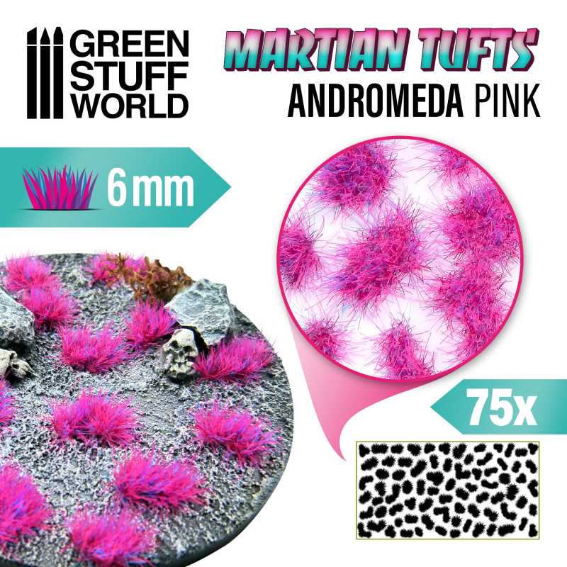Green Stuff World - Martian Fluor Tufts - ANDROMEDA PINK - Image 2