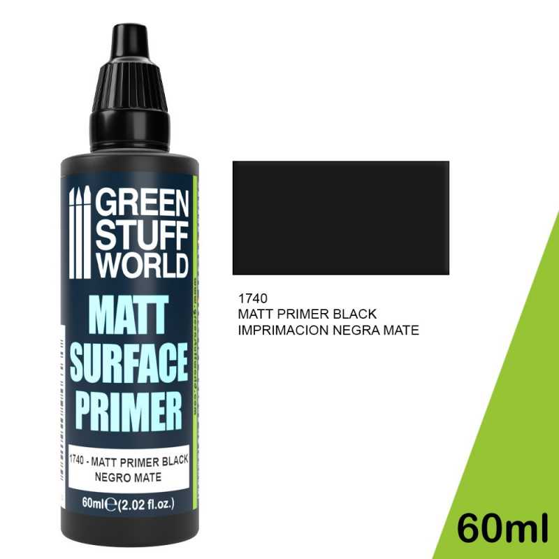 Green Stuff World Matt Surface Primer Black 60ml - Image 2