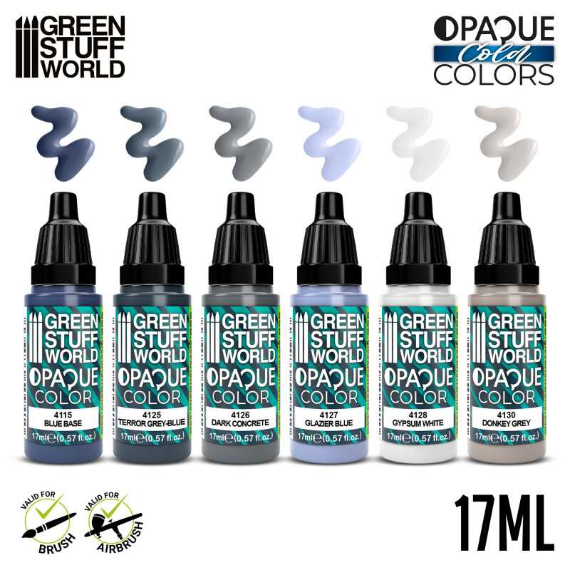 Green Stuff World Opaque Paint Set - Cold Colours - Image 2