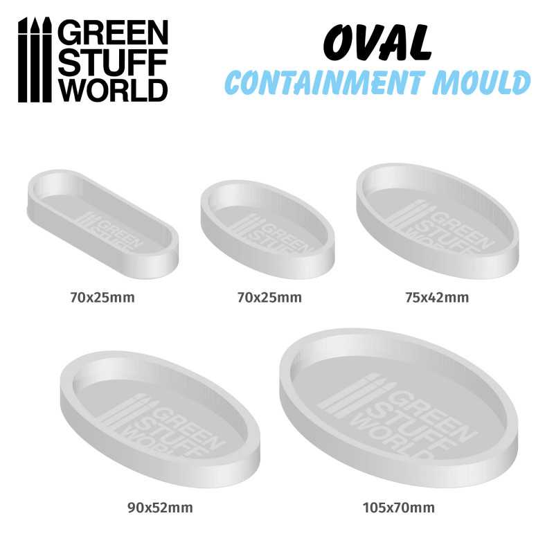 Green Stuff World - Oval Containment Moulds - Image 2