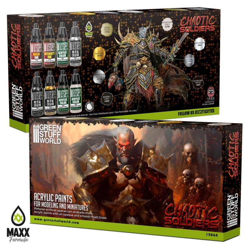 Green Stuff World Paint Set - Chaotic Soldiers - Image 3