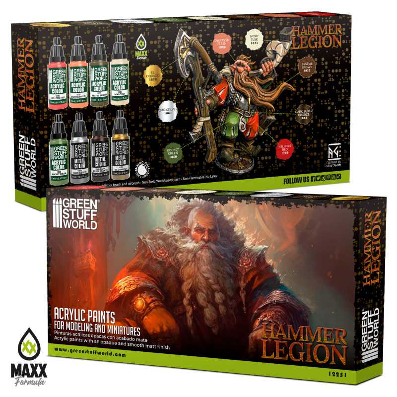 Green Stuff World Paint Set - Hammer Legion - Image 3