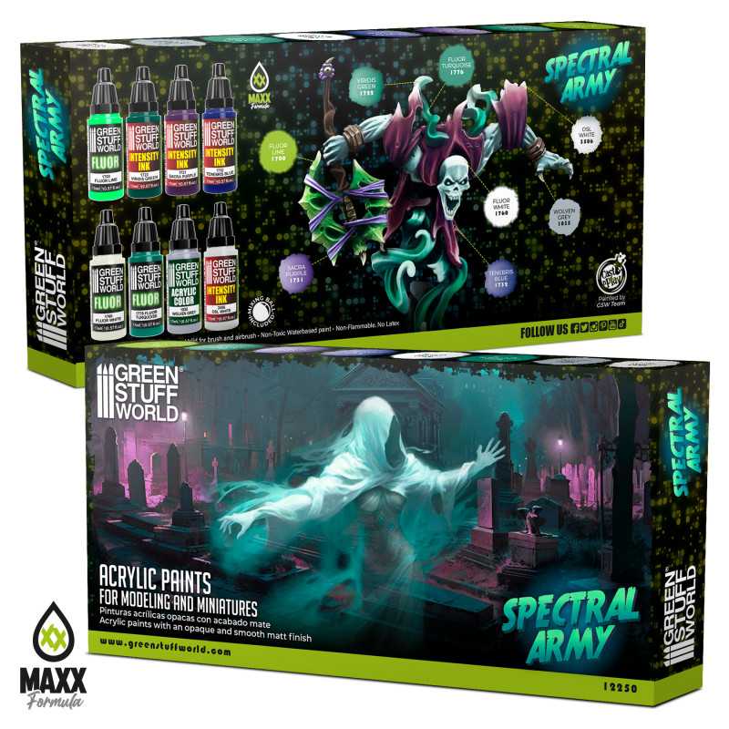 Green Stuff World Paint Set - Spectral Army - Image 3