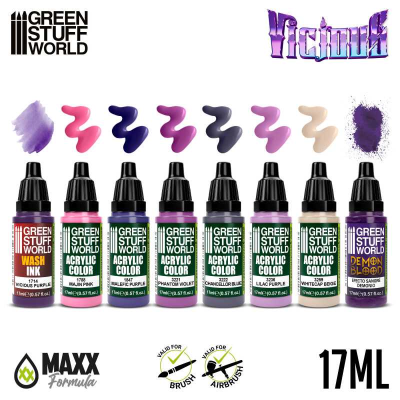 Green Stuff World Paint Set - Vicious - Image 2