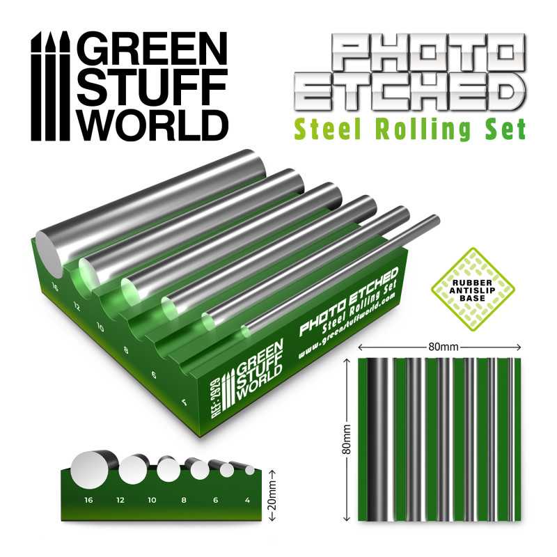 Green Stuff World Photo Etched Rolling Set - Image 3