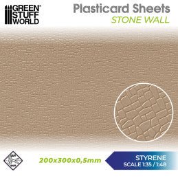 Green Stuff World - Plasticard - Stone Wall - Image 2