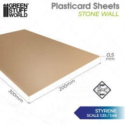 Green Stuff World - Plasticard - Stone Wall - Image 3