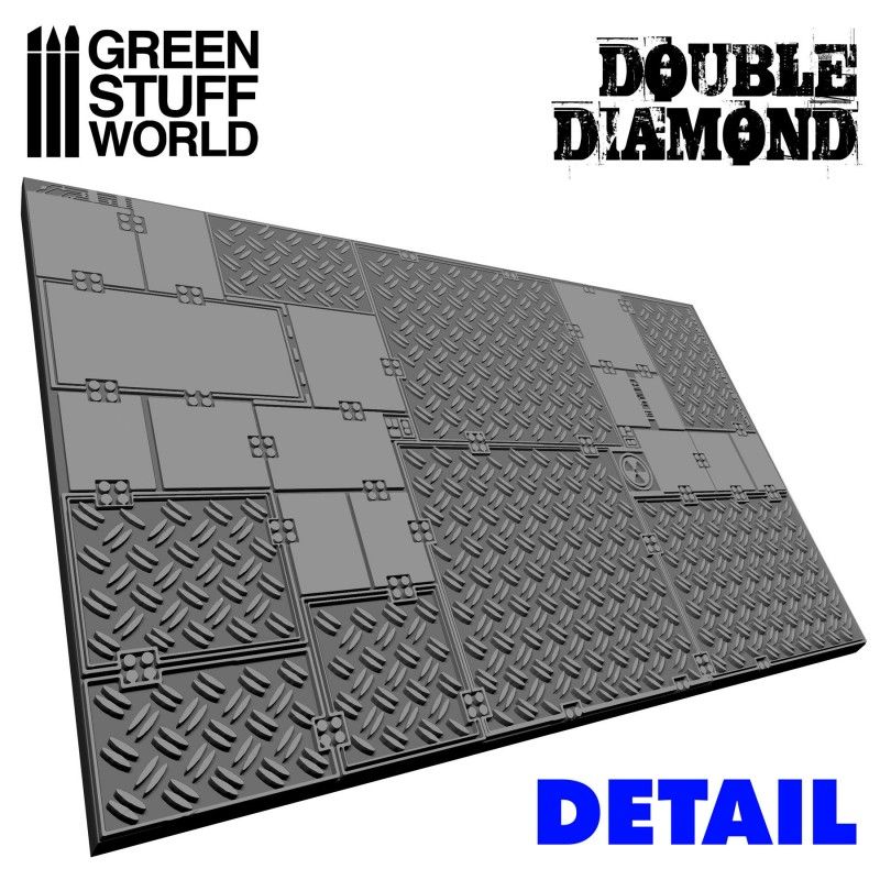 Green Stuff World Rolling Pin Double Diamond - Image 2