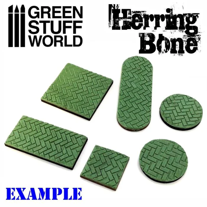 Green Stuff World Rolling Pin Herringbone - Image 3