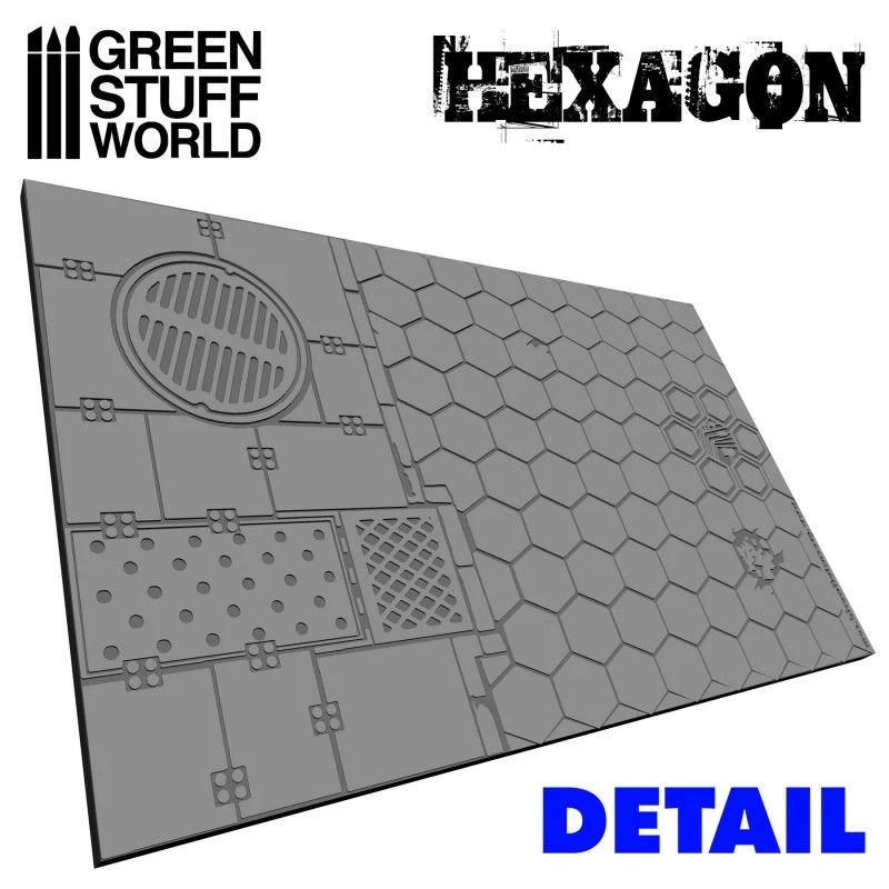Green Stuff World Rolling Pin Hexagons - Image 2