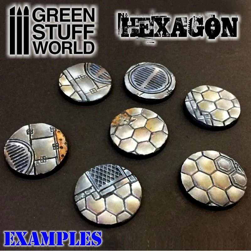 Green Stuff World Rolling Pin Hexagons - Image 3